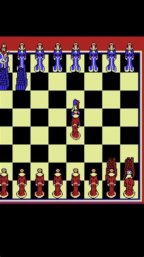 ♟️Battle Chess - Queen vs. Bishop - Fight - NES #chess #battlechess #nes