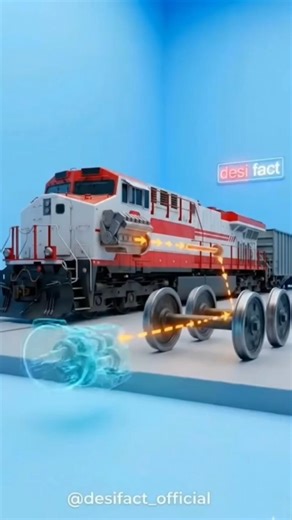ट्रेन में गियरबॉक्स क्यों नहीं होता? 🚂🤔 #short feed