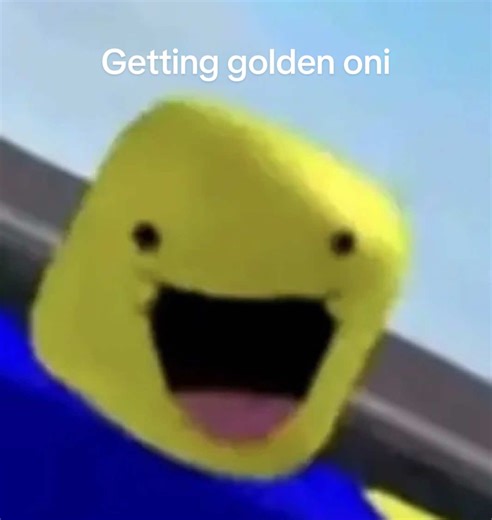 Got the golden Oni skin on stream so happy ngl #omg #viral #veiws #roblox #fisch @Masu it’s been done my goat