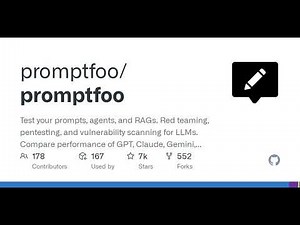 GitHub - promptfoo/promptfoo: Test your prompts, agents, and RAGs. Red teaming, pentesting, and v...