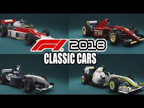 F1 2018 All Classic Cars Gameplay