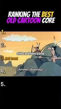 Ranking THE BEST OLD CARTOON CORE🎬🔥 #shorts #top5