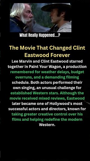 🥇 The Movie That Changed Clint Eastwood Forever