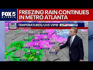 Ice glazes Atlanta: Freezing rain coats metro Atlanta | FOX 5 News