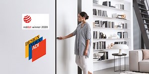 ECLISSE 40 | splayed hinged door frame