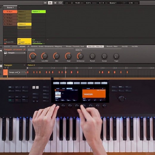 Watch our Product Specialist Boris show how YANGQIN delivers the mesmerising sound of a Chinese hammered dulcimer. Available for free until January 31st, 2021 💫 See more: bit.ly/3ax9mzm | Native Instruments
