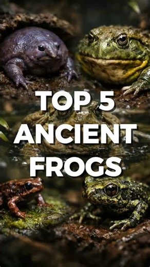 Top 5 Ancient Frogs That Survived the Dinosaurs 🐸 #shorts