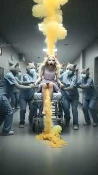 Cat Girl Got Kicked Out Because of a Gassy Stomach 😹💨🚪