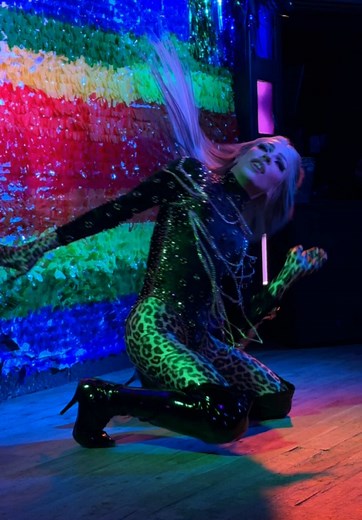 Perla's Iconic Drag Performance Featuring Hair Whipping