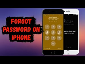 How to reset password iPhone. Forgot password on iPhone. How to remove password on iPhone.