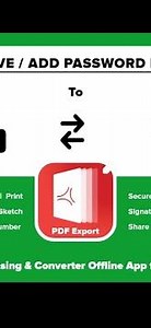 How to Unlock PDF & Lock PDF Files by PDF Export App
