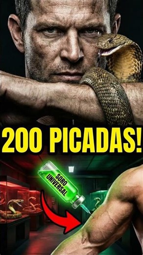 Ele Sobreviveu a 200 Picadas de Cobra! 🐍😱