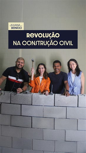 Juliana Benício on Instagram: "🚀✨ Vocês acreditam que um pedacinho de plástico pode revolucionar a construção civil? Pois é! Fui conhecer a ConstruAction e a solução incrível que eles desenvolveram com apoio do programa Acelera, da nossa Secretaria de Inovação, Ciência e Tecnologia. 💡 O GBlock é uma sustentação que vai dentro do bloco de concreto e substitui o uso do cimento na fixação inicial. Resultado? ✅ Mais rapidez ✅ Mais produtividade ✅ Menos custo ✅ Mais sustentabilidade (feito com plá