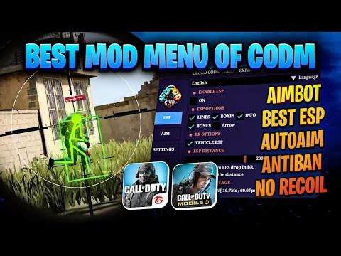 CODM MOD MENU APK COD MOBILE *AIMBOT* ESP | DOWNLOAD CHEATS NO RECOIL ANDROID IOS