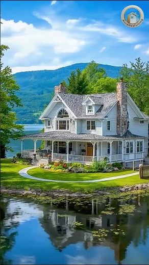 Inside a Lakeside Dream Home | Mountain Views, Wraparound Porch & Nature Retreat Vibes
