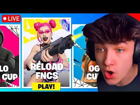 🔴LIVE! - $2,500,000 RELOAD SERIES TOURNAMENT, DAY 2! (Fortnite)
