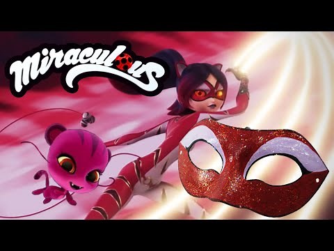 EASY DIY Miraculous Ladybug Purple Tigress Mask Dress-up Cosplay