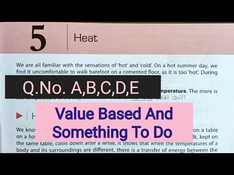Heat DAV Class 7 Science Chapter 5 Heat Question Answer/Something To Do/Arpita Kaushik 31