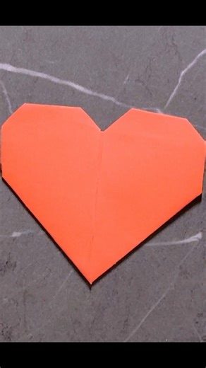 Simple Paper Heart Folding That Actually Works #origami #shorts #origamiheart