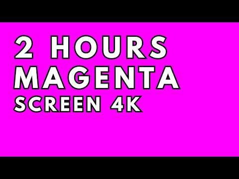 Pure Magenta Screen 2 Hours • 4K Mood Lighting for Emotional Release, Compassion & Balance