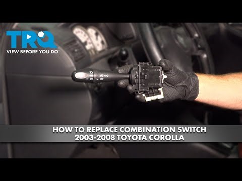 How to Replace Combination Switch 2003-2008 Toyota Corolla