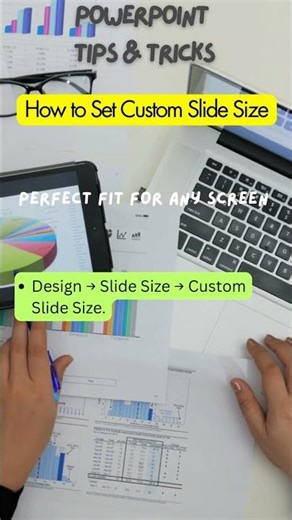 How to Set Custom Slide Size. Perfect fit for any screen