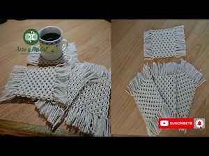 Porta Vasos en Macrame