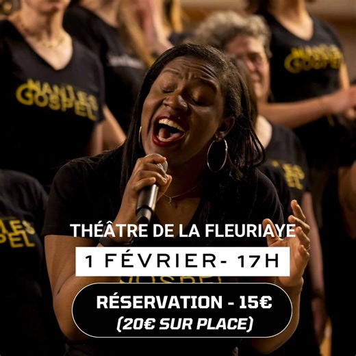 ✨ LE RENDEZ-VOUS GOSPEL DE L'ANNÉE À CARQUEFOU ! ✨ Bloquez votre dimanche ! Le 1er février, le Théâtre de la Fleuriaye s'apprête à vivre un moment exceptionnel. Les chœurs de Nantes Gospel, Angers Gospel, Saint-Nazaire Gospel et tous les stagiaires de la Gospel School 2026 s'unissent pour vous offrir un concert final grandiose. 🌍 Une direction d'exception : Nous avons l'immense honneur d'être conduits par Didier Likeng, chef de chœur international reconnu pour son talent et sa générosité. Atten