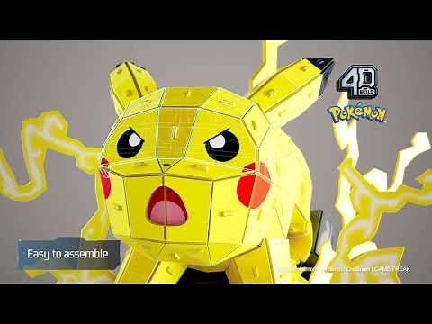 4D Build Pokemon Collection 3D Model Kit