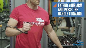 32K views · 152 reactions | The one-arm cable press forces your core to keep you stable, improving your balance while strengthening your chest and shoulders. | SilverSneakers | Facebook