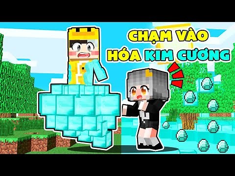 Sammy Bất Ngờ Khi Chạm Vào Mọi Thứ Trở Thành KIM CƯƠNG Trong Làng Hero Team Minecraft