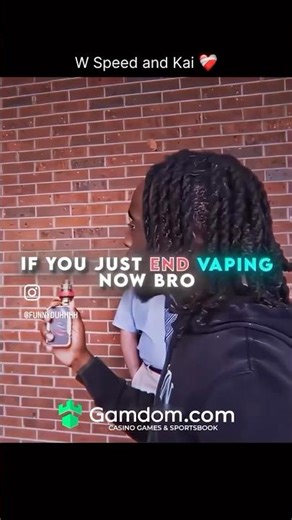 Speed and Kai made this guy quit vaping for good 😇😊￼