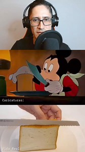 5.4M views · 10K reactions | Caricaturas VS vida real | Credits: Kyte Adams | #reactionvideo #mickeymouse #cartoons #reallife #scene | Aslam Aleman | Facebook