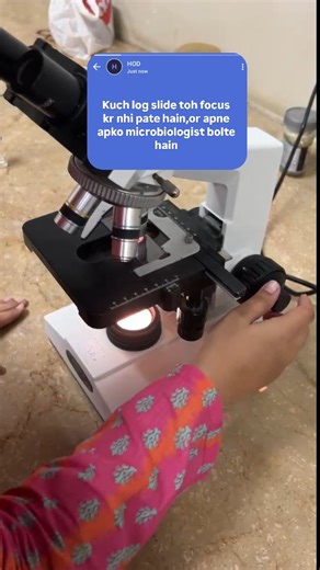 Hafsa Rashid♡|UGC&Lifestyle Creator on Instagram: "Acha ok😀 . . . . . . . . . . . . . #foryou #microbiology #microbiologist #whatsappstatustrending #trendingreels Microbiologist, microbiology lab, microscope slide, microscopy photography,slides,gram staining,lab life,dna extraction, microscope reels, microbiology students, university,pcr, microscope slide"