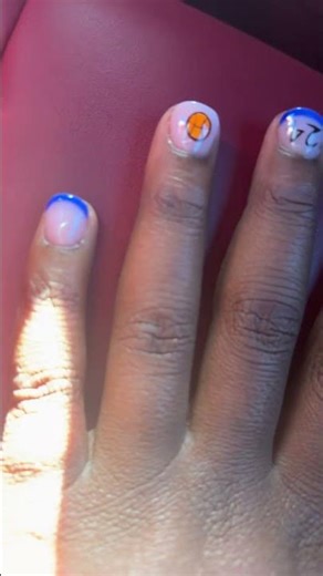 Basketball nails for my game 24 for me and Kobe