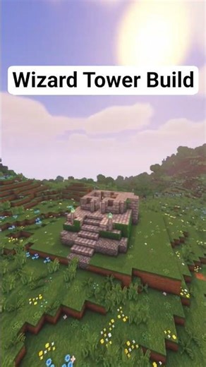 Building a Wizard tower in #minecraft