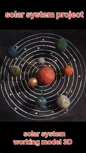 solar system project #shortvideo #shortsfeed #shorts #shoooorts
