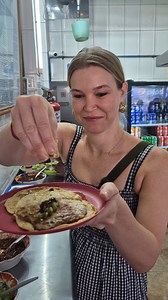 El Califa de León, received a Michelin star in May 2024 - the first Mexican taco stand to ever receive one! Chef Arturo Rivera Martínez has been serving customers for two decades. The setup is straightforward—you order at the kiosk, and the menu is limited to four taco options: three beef and one pork, all simply seasoned with salt and lime. I arrived right at 11am when they opened, and there was already a small queue forming, although I only had to wait a few minutes. I've heard that some peopl