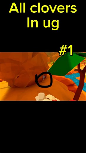 All clover locations in ug #vr #ugvr #dinosaur #dragon