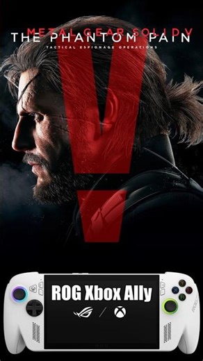 Metal Gear Solid V | Rog Xbox Ally | Performance Test!