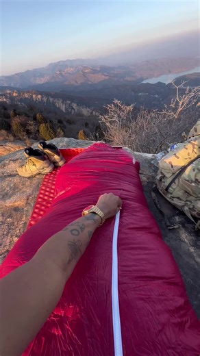 Hey there, I'm Little Wolf! 🐺 Want to go hiking with me? If you get tired from the trek, you’re more than welcome to snuggle up in my sleeping bag for a bit. 🏔️💤#AdventureBuddy #campinggear #hikingboots #LIVEIncentiveProgram #backpack