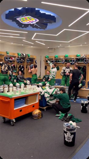 green-ing from ear to ear 🍀 | Toronto Marlies