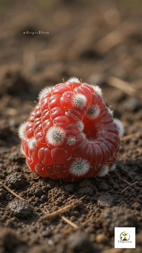 Raspberry Life Cycle in 40 Seconds ❤️🌿 | AI Time-Lapse #shorts #youtubeshorts #viral