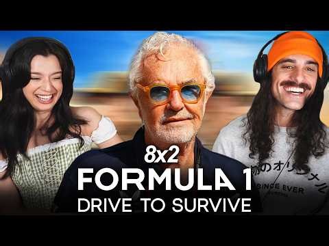 Aussie husband & wife first time watching 'Drive to survive' (S08E2 Reaction)