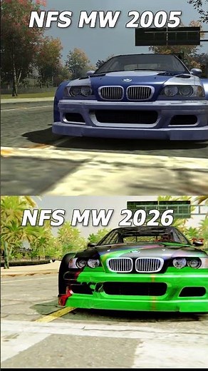 NFS Most Wanted 2005 Blacklist 15 Golf GTI Entrance vs NFS MW Remaster 2026 Comparison
