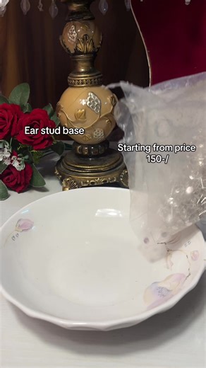 High-Quality Silver Ear Stud Base for DIY Jewelry Makers