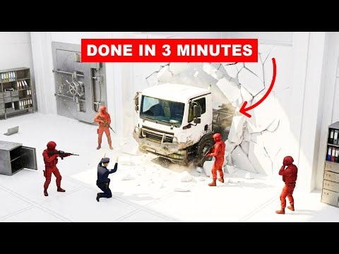 How Bank Robbers Used Heavy Trucks to Steal $1.5 Million in 3 Minutes