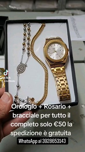 Orologio + Rosario + bracciale per tutto il completo solo €50 la...