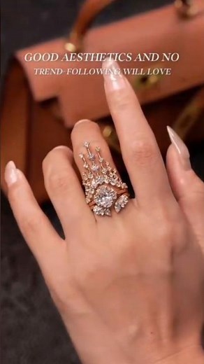 These Diamond Rings Look Like a MILLION DOLLARS 😱👑 Crown + Halo Sunburst | Bridal Dream 💎