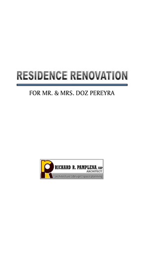 Richard Pamplina on Instagram: "With the permission from the client, the architect created this reel for Mr. & Mrs. Doz Regio Pereyra Residence Renovation. Stucco Cement finishing were greatly used for floors and walls while the ceiling was repainted, PVC panel accents and new lightings as well as floating cove were added. Phomi wall claddings or grey-white modified clay bricks were also used made the interior's standout appearance. #SaArkitektoSigurado #GetAnArchitect #residentialdesign #renova